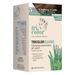 SPECCHIASOL Tricolor Classic Tinta Per Capelli N.5 Castano Caffè - 2 Trattamenti