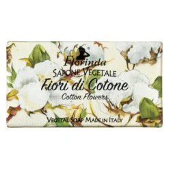 FLORINDA Sapone Vegetale Ai Fiori Di Cotone - 100g