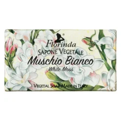 FLORINDA Sapone Vegetale Al Muschio Bianco - 100g