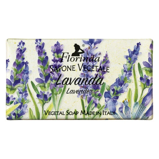 FLORINDA Sapone Vegetale Alla Lavanda - 100g 1 FLORINDA Sapone Vegetale Alla Lavanda - 100g