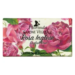 FLORINDA Sapone Vegetale Alla Rosa Inglese - 100g