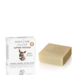 DELICATO D'ASINA Sapone Vegetale Bio Al Latte D'Asina - 100g