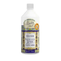 LE MAIOLICHE RUDY Sicilian Lemon - Ricarica Sapone Mani - 1 Litro