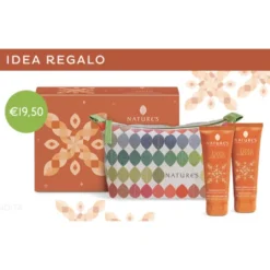 NATURE'S Pochette Linfa D'Acero: Bagnodoccia 75ml + Crema Corpo 75ml